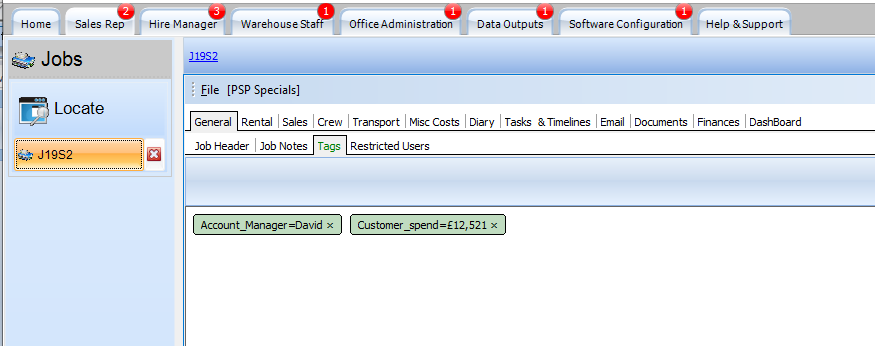 Smart Tags Job Book